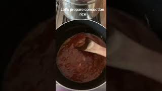 Let’s prepare concoction rice shortsfeed food cooking shortsviral jollofrice youtubeshorts [upl. by Attem]