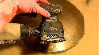 A way to polish a tarnished cymbal [upl. by Yeca]