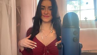 ASMR fabric scratching  lotion amp hand sounds  nail tapping ✨💅 [upl. by Zitella]