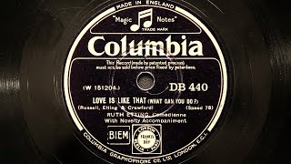 Ruth Etting  Love is Like That What Can You Do 1930 [upl. by Granlund844]