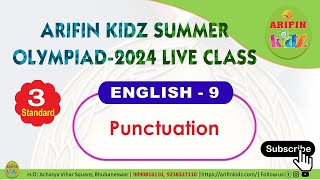 Std3 ENGLISH9 Punctuation class by Arifinkidz [upl. by Joyce]