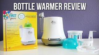 The First Years Simple Serve Bottle Warmer Review amp Demo [upl. by Hachman]