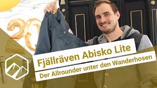 Fjällräven Abisko Lite Der Allrounder unter den Wanderhosen  Bergzeit [upl. by Bradeord]