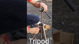 Tripod  Camera Stand  How to use Tripod for phone  Cheapest Price  Price749 viral shorts [upl. by Anaihs]