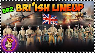 🇬🇧 Full British BR2 lineup in Enlisted • Its Tea Time • MeAdmiralStarks [upl. by Eras]