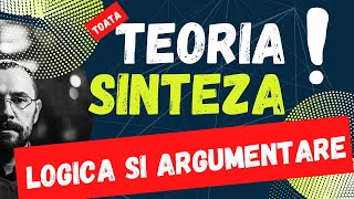 Bac Logica si argumentare  Toata teoria  sinteza [upl. by Anrahs]