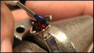 How to 6 Prong Marquis Stone Setting [upl. by Ingar798]