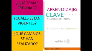 Aprendizajes Clave Para la Educación Integral ¿Qué estudiar [upl. by Htrag]