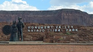 Driving from Kayenta Arizona to Monument Valley Navajo Tribal Park [upl. by Acinomal]