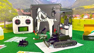 EXTREM SMAL RC MINI EXCAVATOR  RC BOBCAT E20  MINI HYDRAULIC RC MACHINE  JX MODEL  JX E20 114 [upl. by Notsua392]