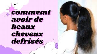 conseils pour CHEVEUX DEFRISÉS [upl. by Eilyr]