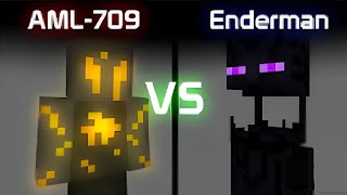 AML709 vs Enderman By HazMatt [upl. by Derdle606]