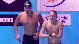 Gwangju 2019 Mens 4x100 Medley Relay [upl. by Elleinnod]