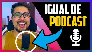 COMO MELHORAR O SOM DO MICROFONE UTILIZANDO O OBS STUDIO  FICA IGUAL DE PODCAST  GRATIS 2023 [upl. by Bentlee]