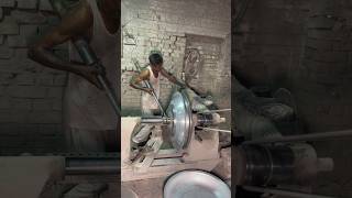 The process of making stainless steel large bowl shorts amazing skills [upl. by Seabrooke]