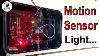 How to make Motion Sensor Light Switch at home [upl. by Inahet533]