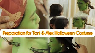 Toni Gonzaga and Alex Gonzaga halloween costume preparation [upl. by Robinett]