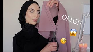 Hijab Tutorial How To Style A Ready Made Hijab  Super Easy [upl. by Davidde]