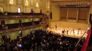 Boston Symphony Hall  View from 2nd Balcony Right Upper Level [upl. by Akinar777]