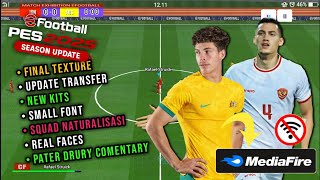 RILIS EFOOTBALL™ 25 PPSSPP LIGA EROPA amp BRI LIGA 1 NEW UPDATE FINAL TEXTUREGRAPICH HD [upl. by Suiramad]