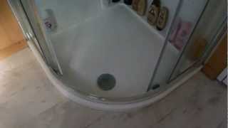 How to unblock a shower trap Is your shower slow to run away [upl. by Nerdna940]