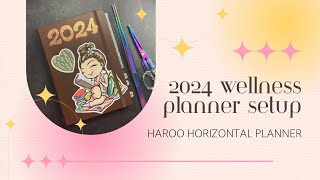 2024 Planner Setup My 2024 Wellness Planner [upl. by Annuaerb578]