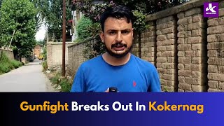 Gunfight Breaks Out In Kokernag [upl. by Kravits785]