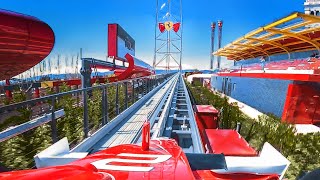 Ferrari Land  PortAventura World Vlog August 2021 [upl. by Vigen]