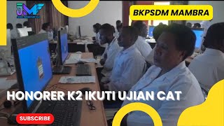 Akhirnya Honorer K2 dan Tenaga Kontrak Mamberamo Raya Ikuti Ujian CAT [upl. by Daegal]