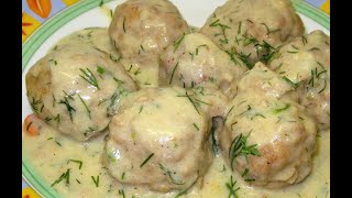 Pulpety w sosie koperkowympomysł na pyszny obiad klopsiki w sosie koperkowym meatballs [upl. by Luhe782]