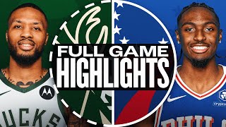 BUCKS at 76ERS  FULL GAME HIGHLIGHTS  October 23 2024 [upl. by Noseimaj]