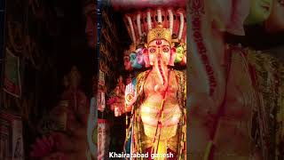 Khairatabad ganeshhyderabad indiafamousshorts trending newdronephotography dronedronevideo [upl. by Sivolc]