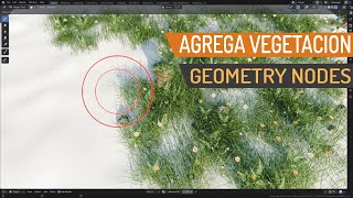 Como Distribuir Vegetación Pintando en Blender [upl. by Novyart]