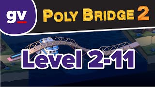 Poly Bridge 2  211 Air Show  Walkthrough [upl. by Veal410]