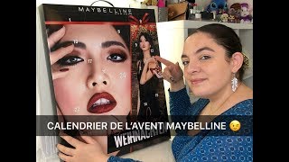 CALENDRIER DE LAVENT 2018 quot MAYBELLINE NEW YORK quot [upl. by Reham366]