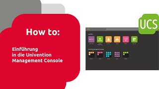 Einführung in die Univention Management Console [upl. by Ylhsa]