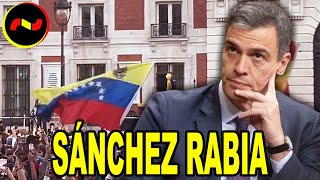 Sánchez RABIA ante la MASIVA MANIFESTACIÓN a favor de Edmodo Gonzalez [upl. by Elime]