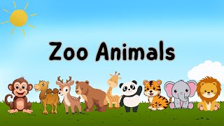 Wild Adventures Fun at the Zoo  Educational Zoo Animals Video for Kids [upl. by Nerissa]