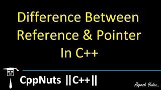 Difference Between Reference And Pointers In C [upl. by Namsu236]