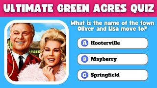 The Green Acres Quiz Only True Trivia Experts Will Score 100 [upl. by Amabil]