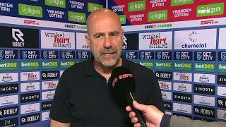 Bosz quot90 minuten lang slecht voetbal gezien niemand heeft ervan genotenquot  Fortuna 11 PSVforpsv [upl. by Ailegra]