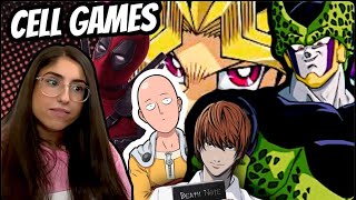 CELL GAMES All Fights  Cell Vs Saitama Yusuke Light Yagami Sonic Ash Ketchum etc [upl. by Relyks]