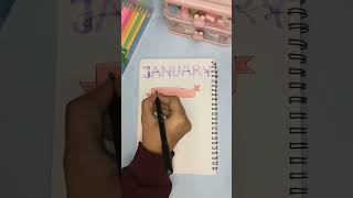 January title ideas  5 different ways to write January creativity shorts [upl. by Alyk]