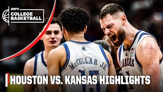 Houston Cougars vs Kansas Jayhawks  Full Game Highlights  ESPN College Basketball [upl. by Close587]