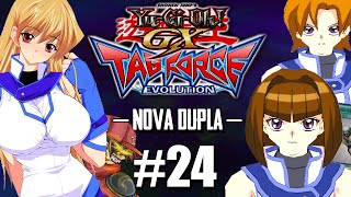 YuGiOh GX TAG Force Evolution 24  Nova Dupla  ͡° ͜ʖ ͡°  Duelo Tag com as Môliéres PS2 [upl. by Doretta]