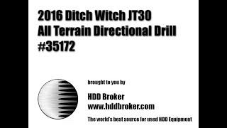 2016 Ditch Witch JT30 All Terrain  Equipment Demonstration [upl. by Ycaj]