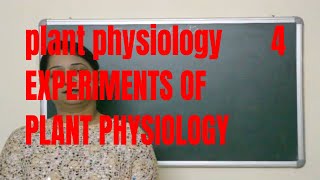 Experiments based on plant physiology BIOLOGY  ICSE CBSE Board Exams [upl. by Harrison]