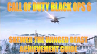 COD Black Ops 6  Skewer The Winged Beast Achievement Guide Fastest Method [upl. by Ahkihs]