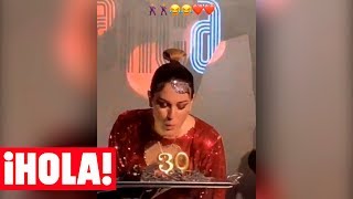 BLANCA SUÁREZ brillante en la fiesta de su 30 cumpleaños al lado de Mario Casas [upl. by Lyman]