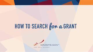 Intro to Grantsgov  How to Search for a Federal Grant [upl. by Nalyd630]